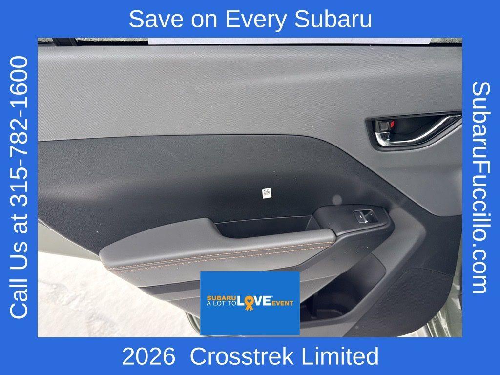new 2026 Subaru Crosstrek car, priced at $35,956