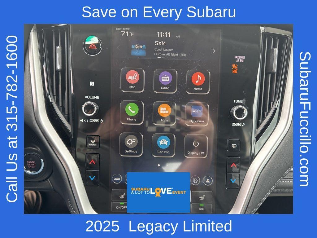 new 2025 Subaru Legacy car, priced at $35,257