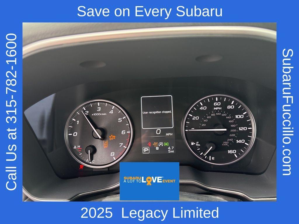 new 2025 Subaru Legacy car, priced at $35,257