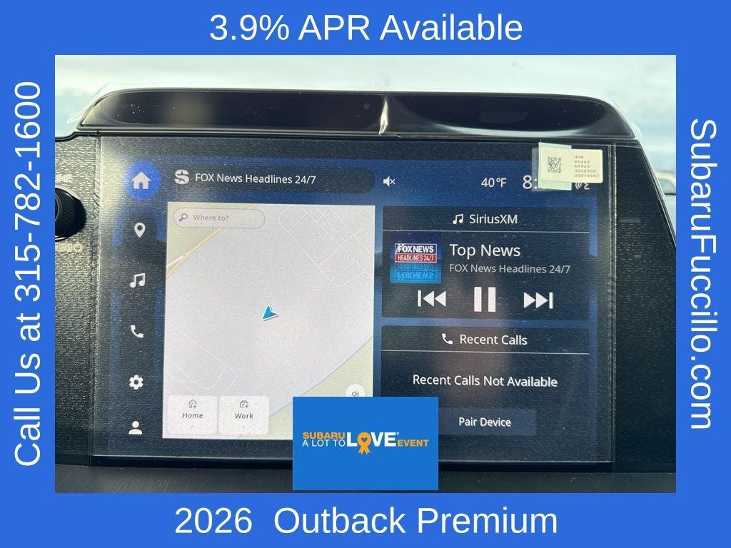 new 2026 Subaru Outback car, priced at $40,005