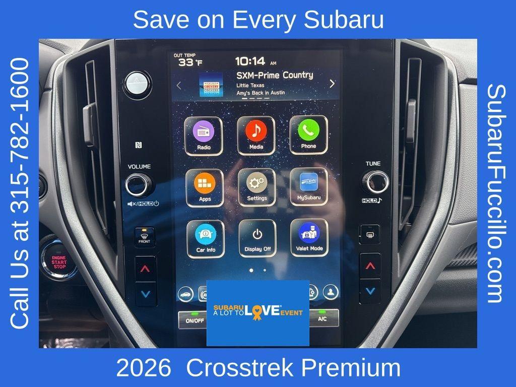 new 2026 Subaru Crosstrek car, priced at $32,970