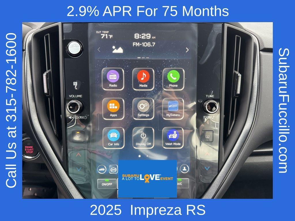 new 2025 Subaru Impreza car, priced at $30,131