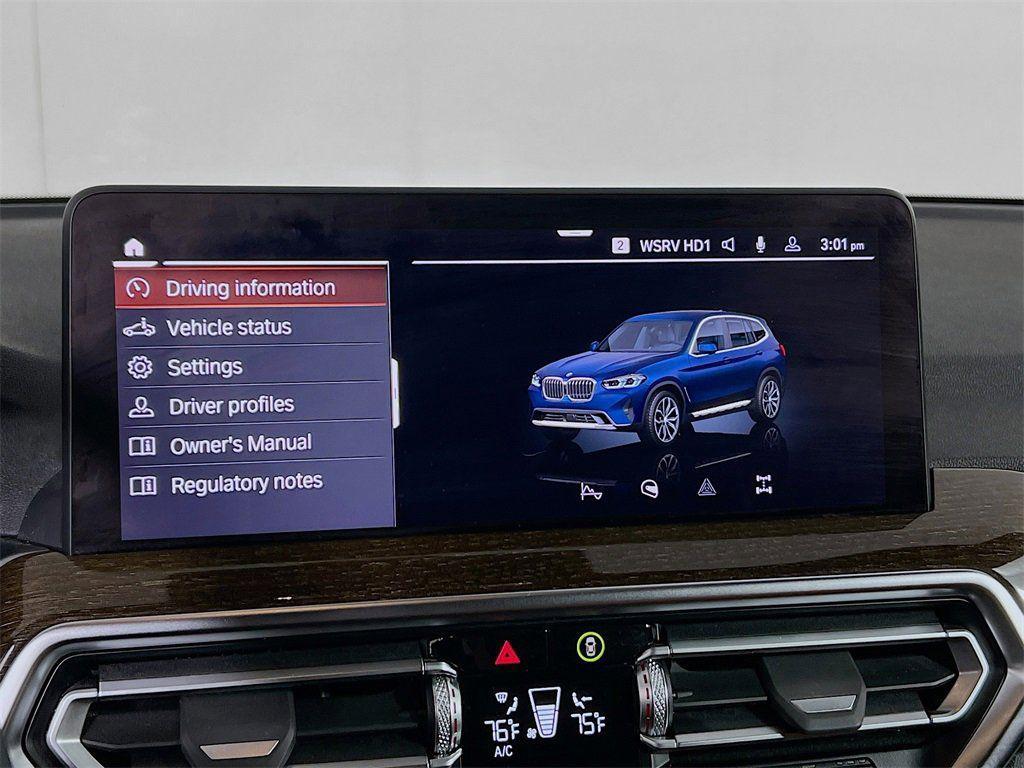 used 2023 BMW X3 car, priced at $28,056