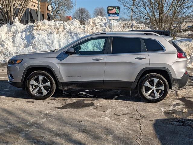 used 2021 Jeep Cherokee car, priced at $25,177