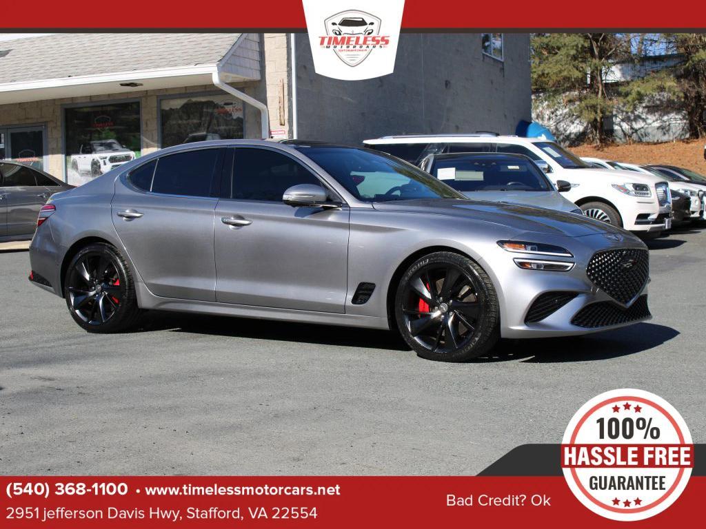 used 2022 Genesis G70 car, priced at $19,899