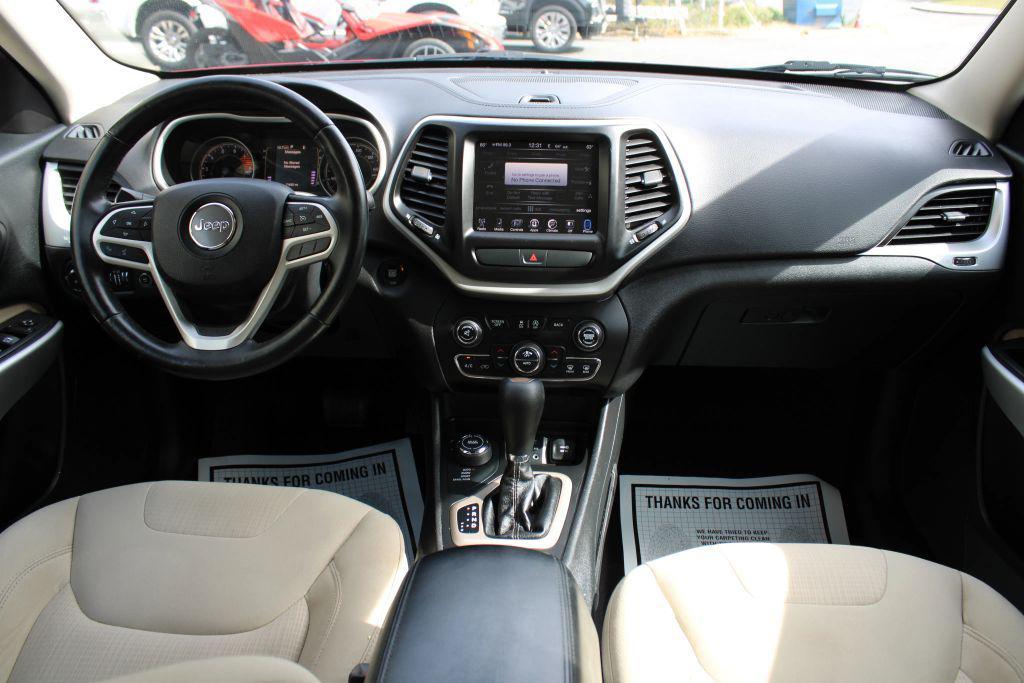 used 2017 Jeep Cherokee car, priced at $12,899