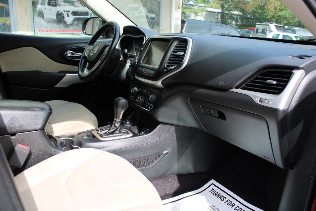 used 2017 Jeep Cherokee car, priced at $12,899