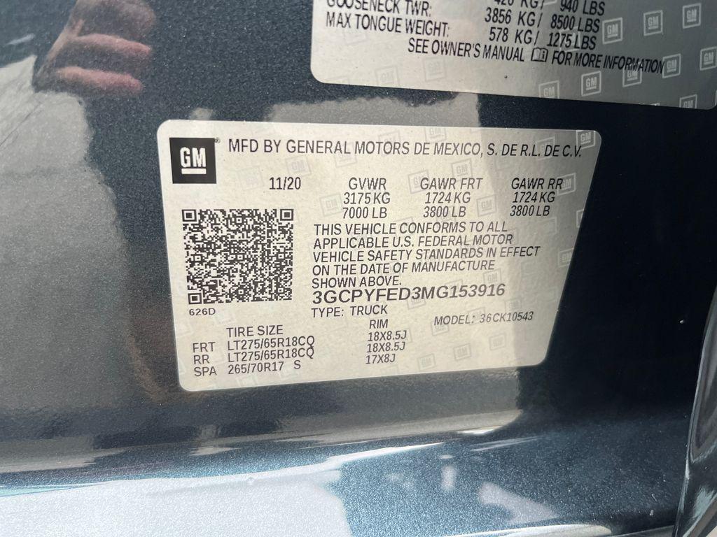 used 2021 Chevrolet Silverado 1500 car, priced at $31,818