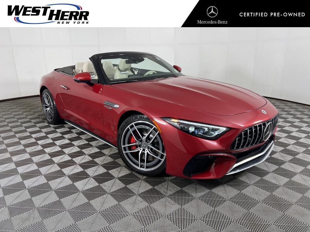 used 2022 Mercedes-Benz AMG SL 55 car, priced at $97,895