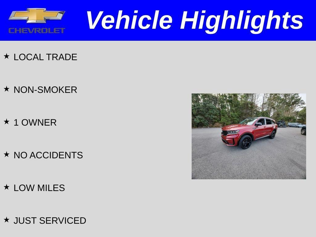 used 2023 Kia Sorento car, priced at $27,350