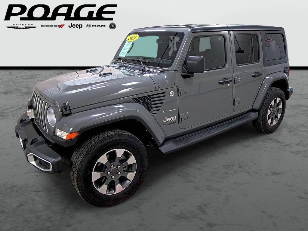 used 2021 Jeep Wrangler Unlimited car, priced at $32,990