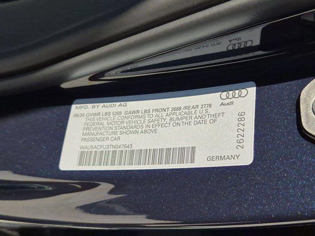 new 2026 Audi A5 car, priced at $53,731