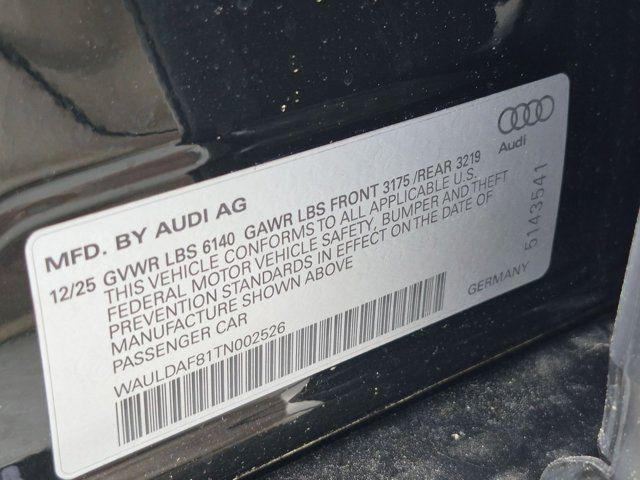 new 2026 Audi A8 car, priced at $91,245