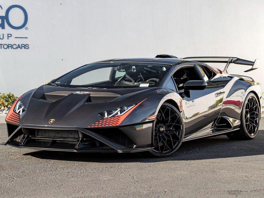used 2022 Lamborghini Huracan STO car, priced at $419,990