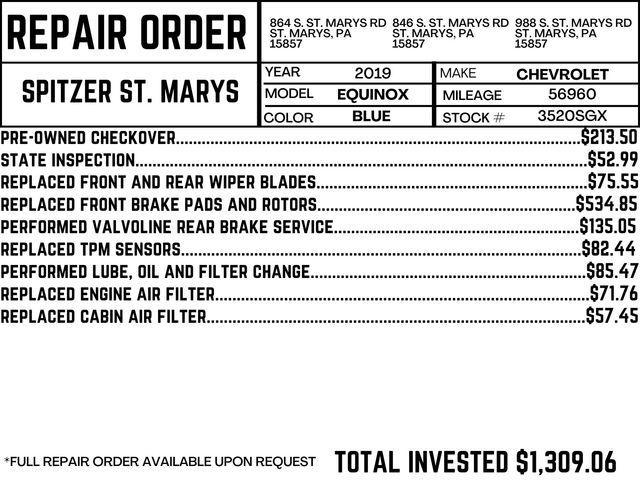 used 2019 Chevrolet Equinox car, priced at $16,590