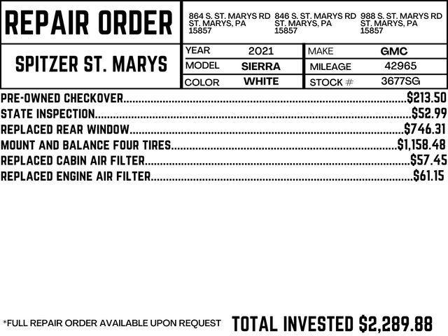 used 2021 GMC Sierra 2500 car, priced at $59,890