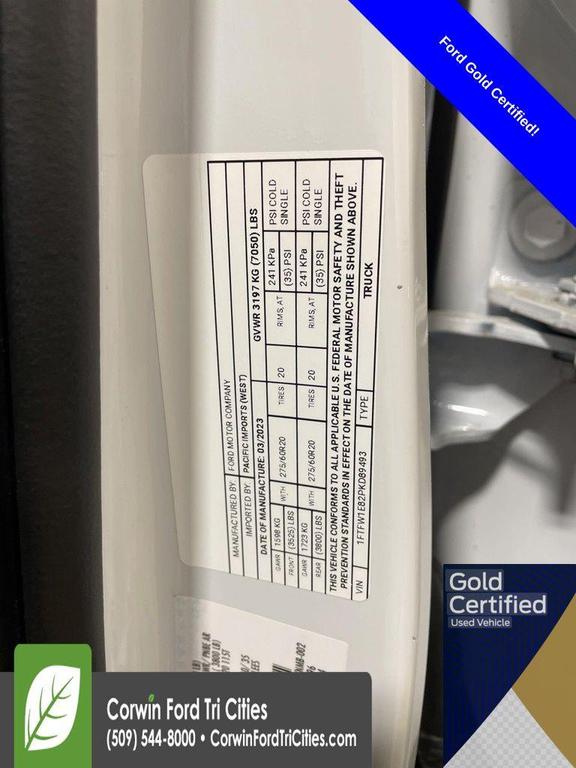 used 2023 Ford F-150 car, priced at $47,999