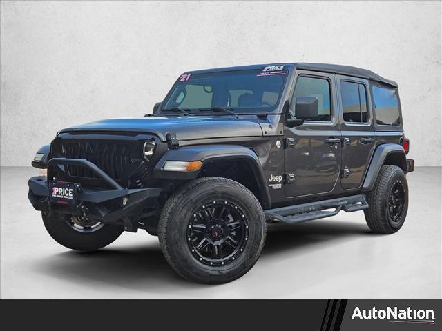 used 2021 Jeep Wrangler Unlimited car, priced at $24,999