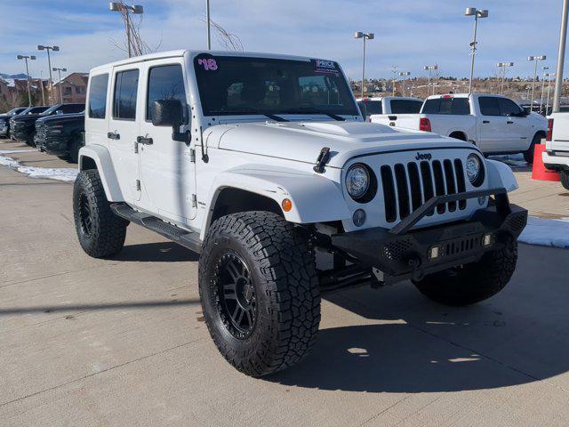 used 2018 Jeep Wrangler JK Unlimited car, priced at $25,299
