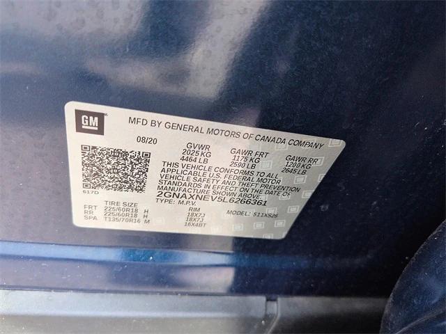 used 2020 Chevrolet Equinox car, priced at $17,982