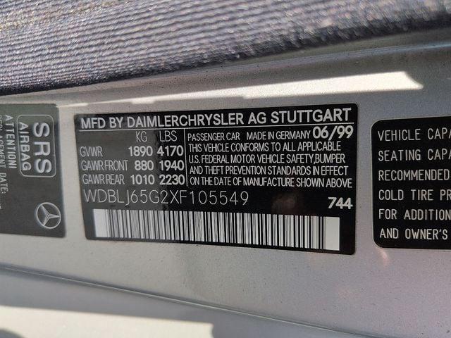 used 1999 Mercedes-Benz CLK-Class car, priced at $7,452