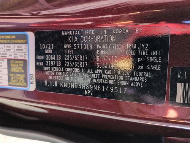 used 2022 Kia Carnival car, priced at $22,321