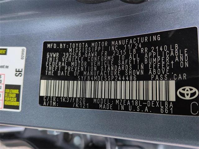 used 2025 Toyota Corolla car, priced at $21,950