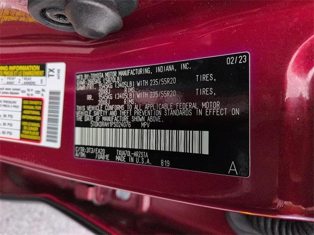 used 2023 Toyota Highlander car, priced at $36,982