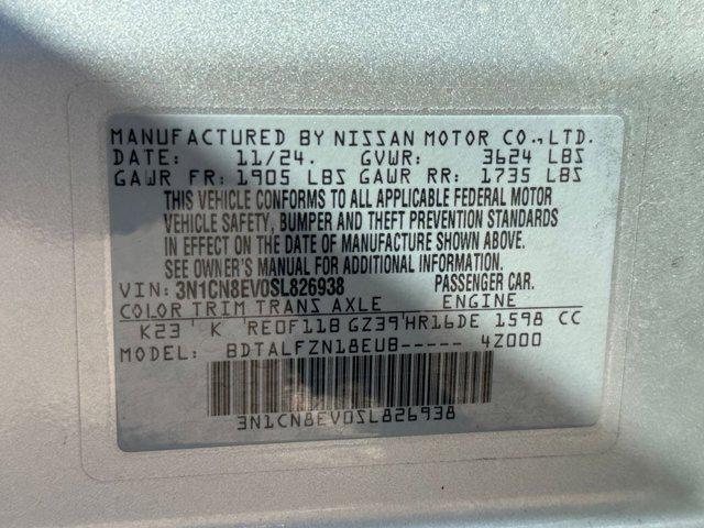 used 2025 Nissan Versa car, priced at $16,926