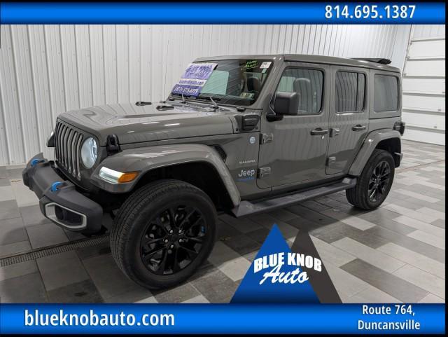 used 2022 Jeep Wrangler Unlimited 4xe car, priced at $31,498