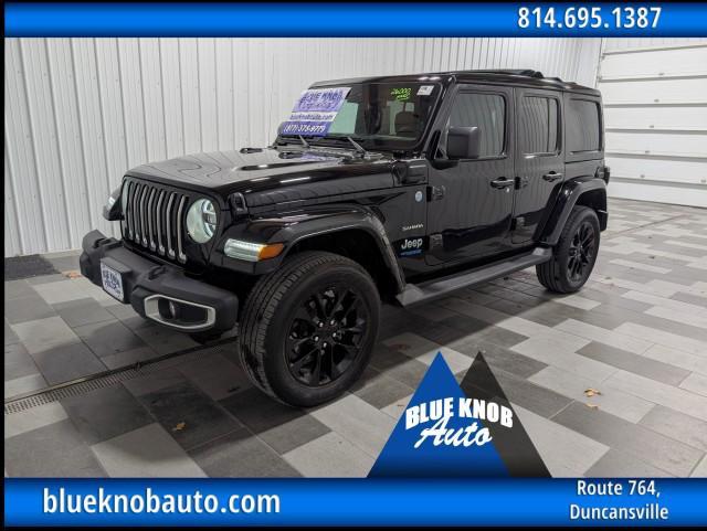 used 2021 Jeep Wrangler Unlimited 4xe car, priced at $29,998