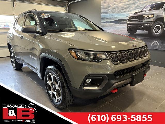 used 2022 Jeep Compass car, priced at $24,610
