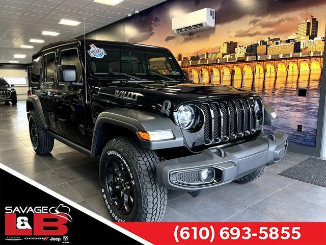 used 2021 Jeep Wrangler Unlimited car, priced at $32,128