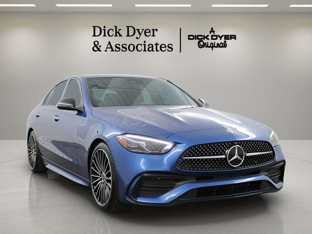 used 2022 Mercedes-Benz C-Class car, priced at $33,989