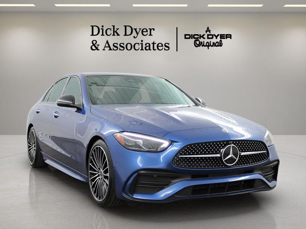 used 2022 Mercedes-Benz C-Class car, priced at $33,989