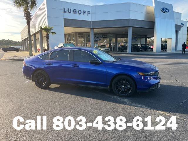 used 2024 Honda Accord Hybrid car, priced at $27,589