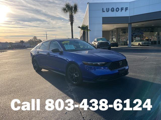 used 2024 Honda Accord Hybrid car, priced at $27,589