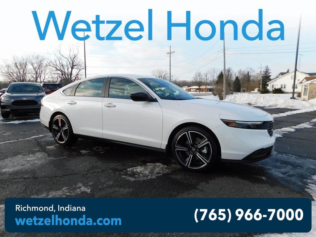 new 2025 Honda Accord Hybrid car, priced at $33,125