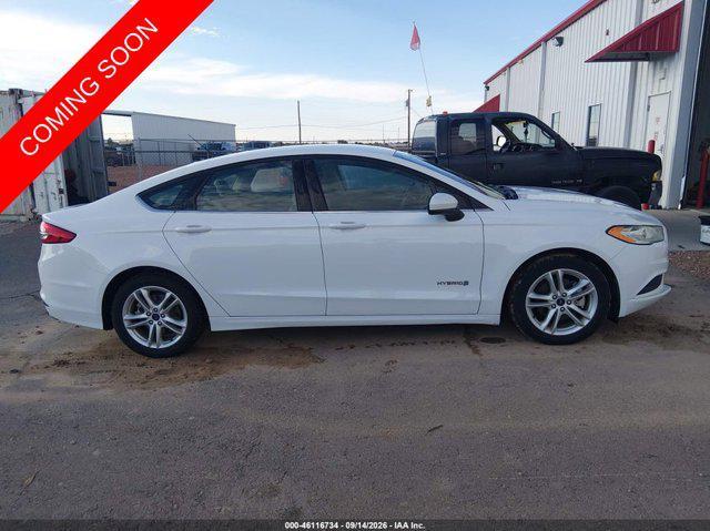 used 2018 Ford Fusion Hybrid car, priced at $14,933