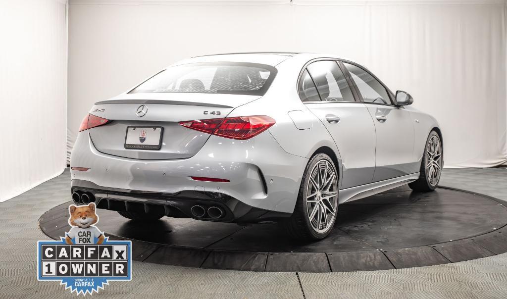 used 2024 Mercedes-Benz AMG C 43 car, priced at $49,699
