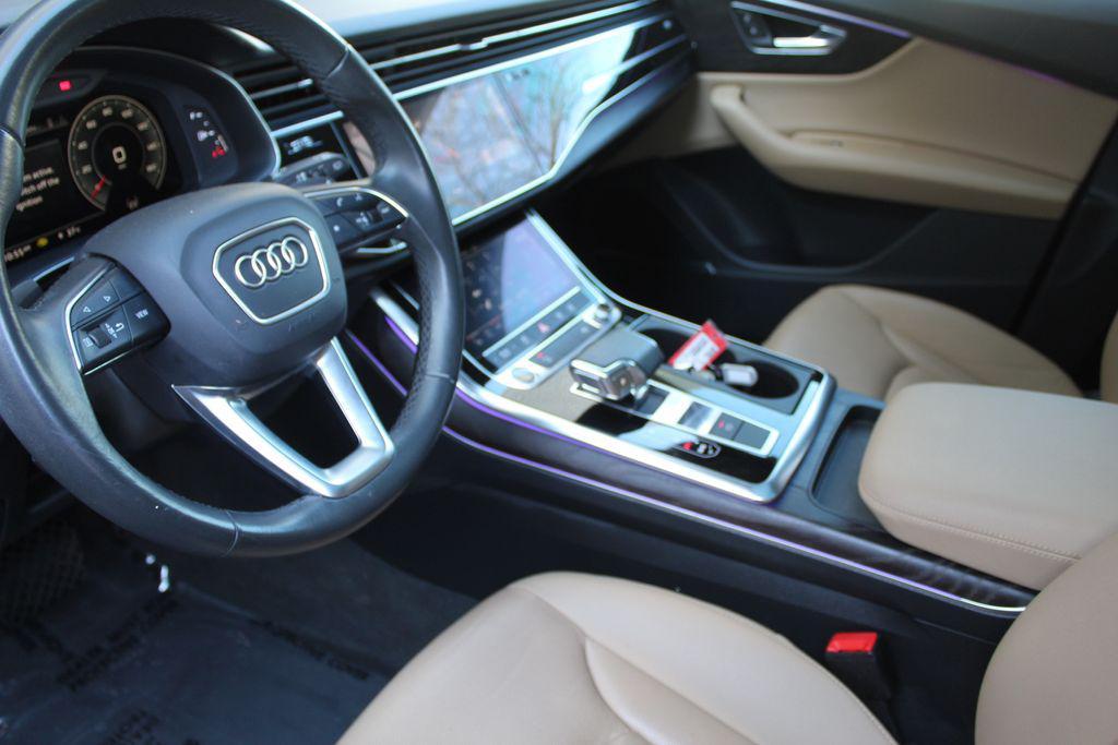 used 2022 Audi Q8 car, priced at $39,500