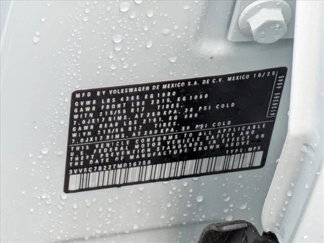 new 2026 Volkswagen Taos car, priced at $28,576