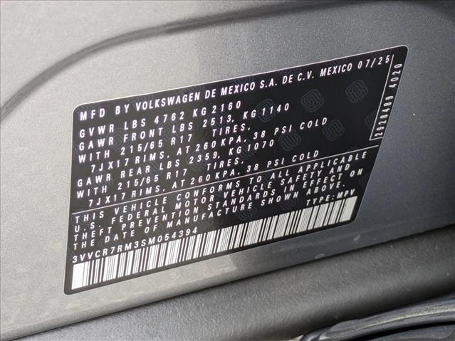 new 2025 Volkswagen Tiguan car, priced at $30,000
