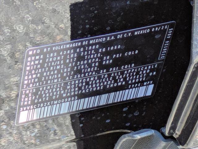 new 2026 Volkswagen Taos car, priced at $28,076