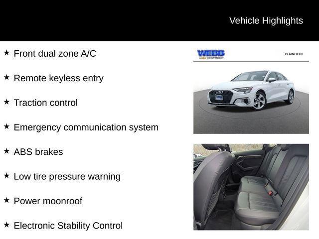 used 2023 Audi A3 car, priced at $18,248