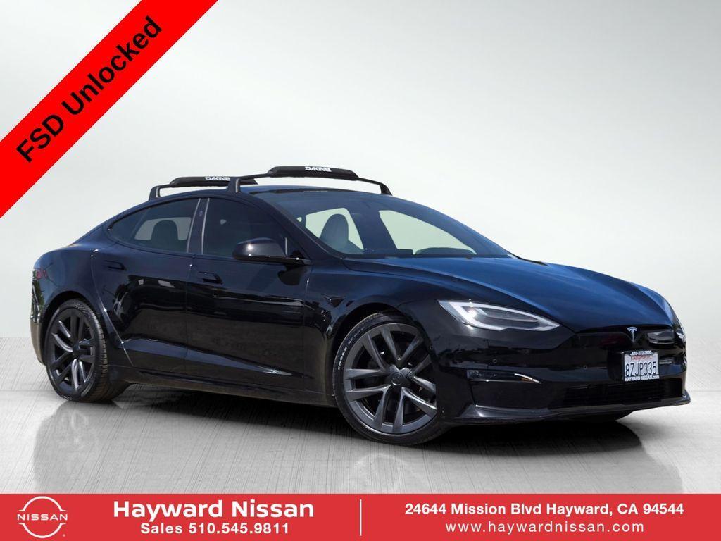 used 2022 Tesla Model S car, priced at $46,795