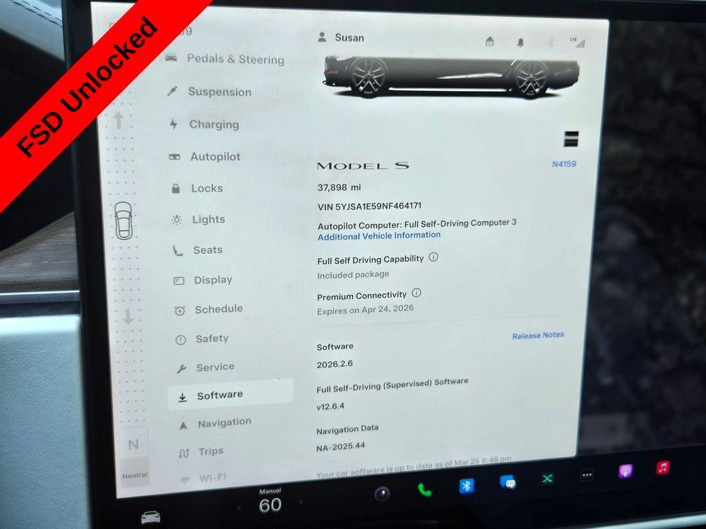 used 2022 Tesla Model S car, priced at $46,795