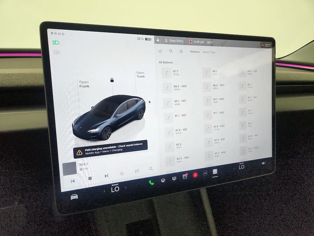used 2025 Tesla Model 3 car, priced at $37,998