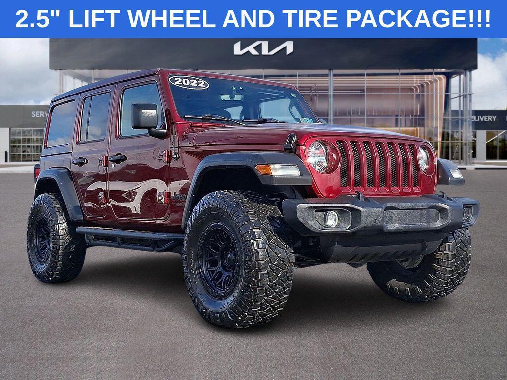 used 2022 Jeep Wrangler Unlimited car, priced at $28,999