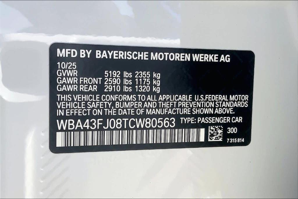 new 2026 BMW 530 car, priced at $68,205